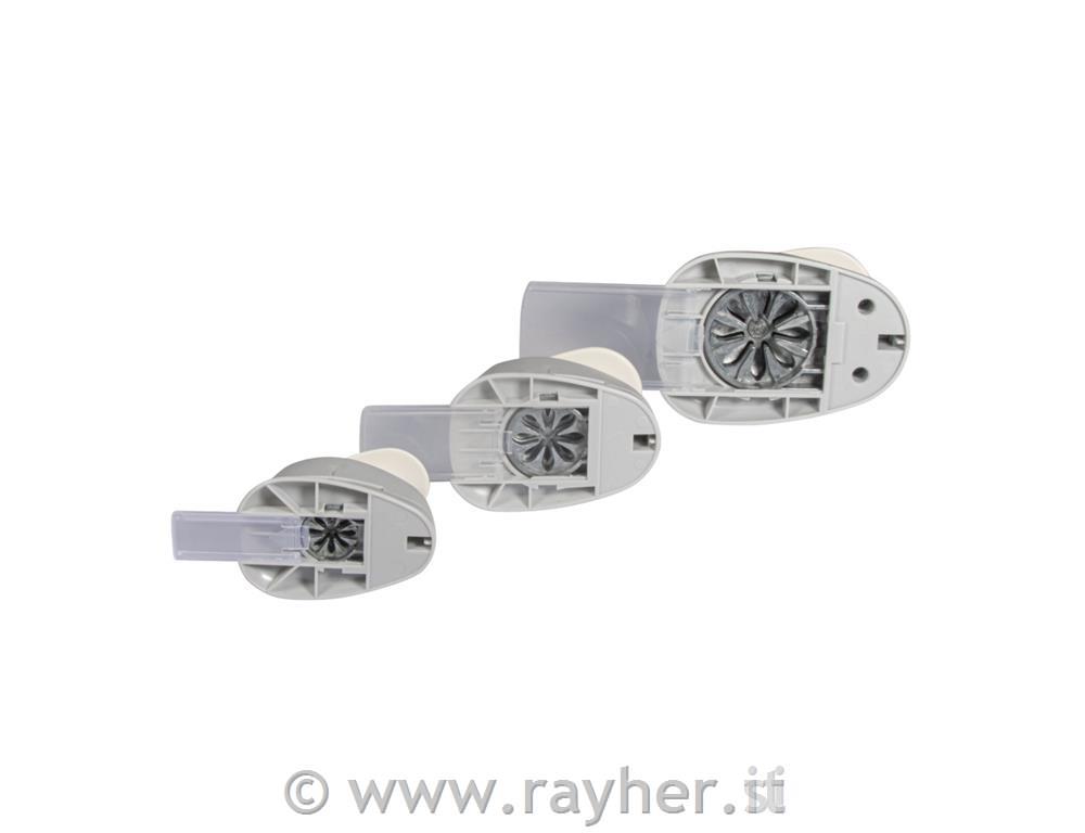 Set luknjačev, Rožice, 1,6cm+2,54cm+3,81cm, set 3