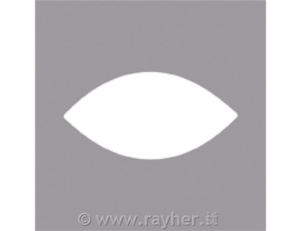 Luknjač, list, 3.81x1.91cm