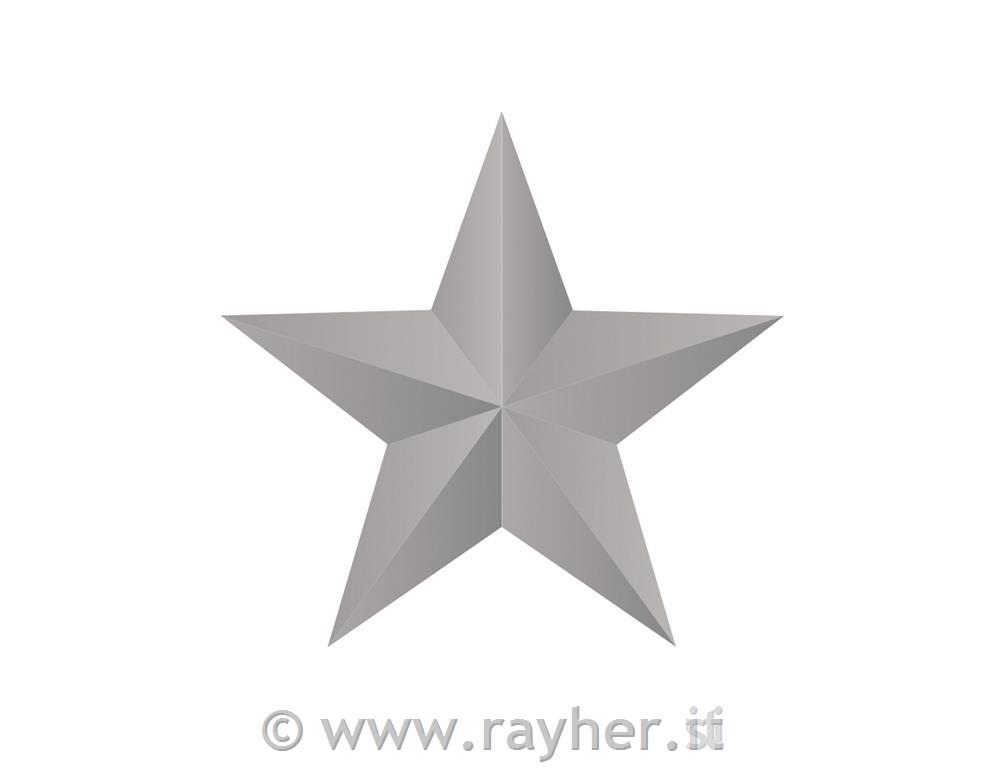 Perforatore Embossing: stella 3D,5cm obus.blister 1pz