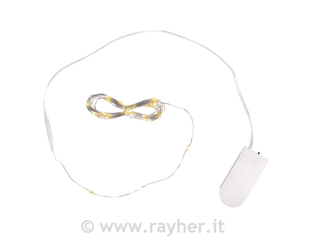 micro LED-garland of lights with wire, 2