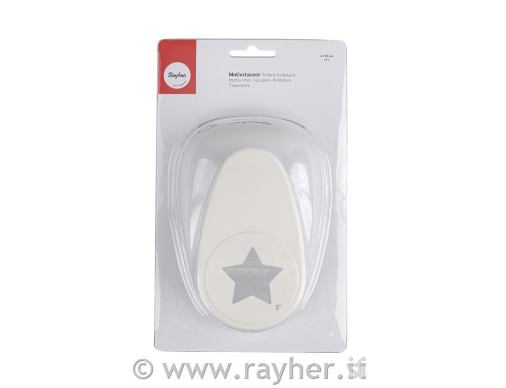 Perforatore: Stella, 7,1cm o(3"), bus.blister 1pz
