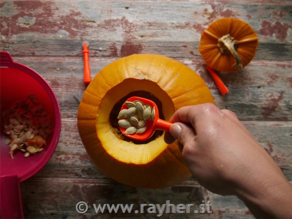 Pumpkin slice - Set, tab-card 5pcs