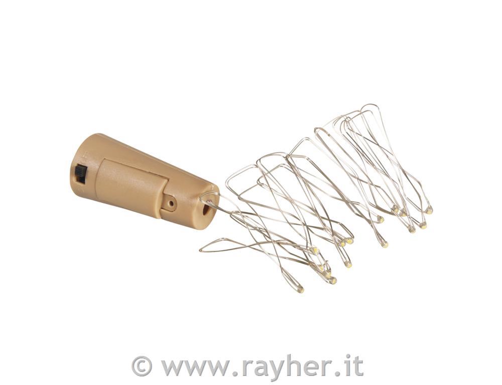 LED-Mini-fairy lights, for indoors, 1,35m, 15, LED's, tab-blister 1pc