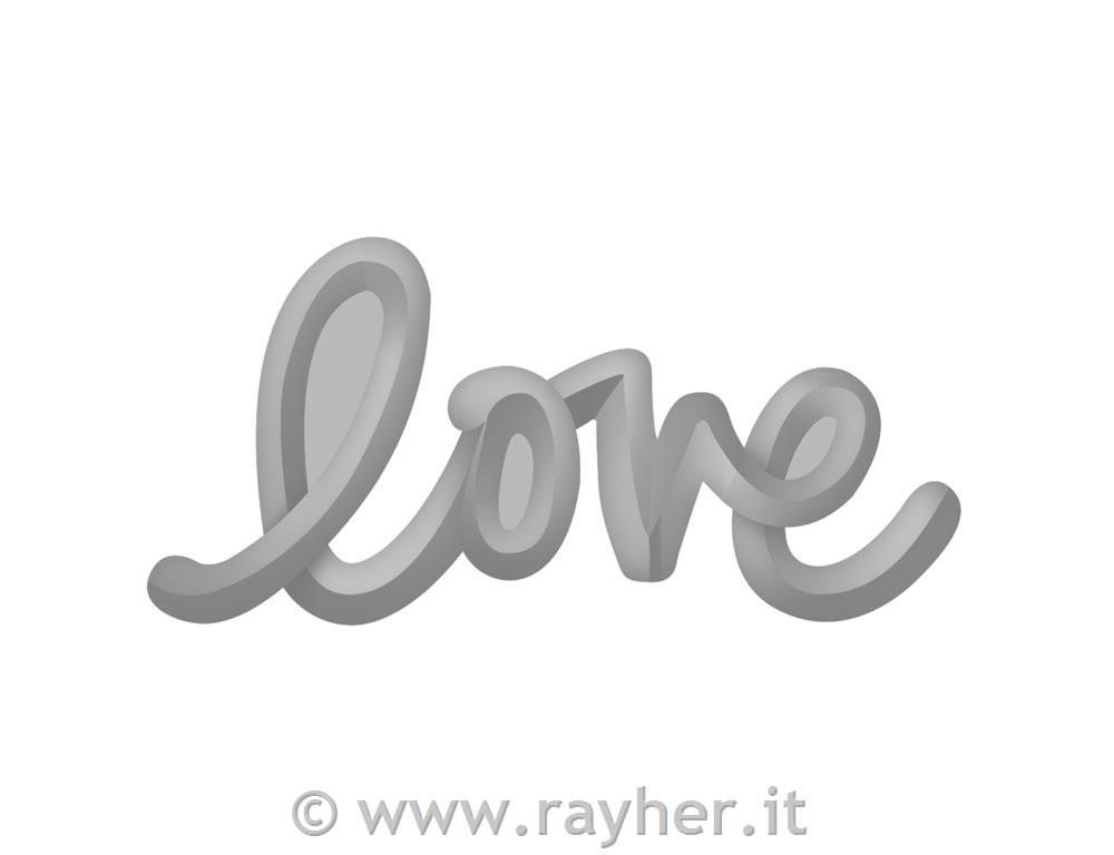 Perforatore Embossing: Love, 3,2x1,5cm,bus.blister 1pz