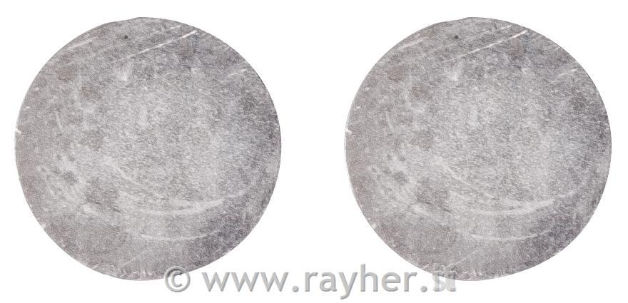 Magnet, 15mm o, 1mm thick, tab-bag 6pcs