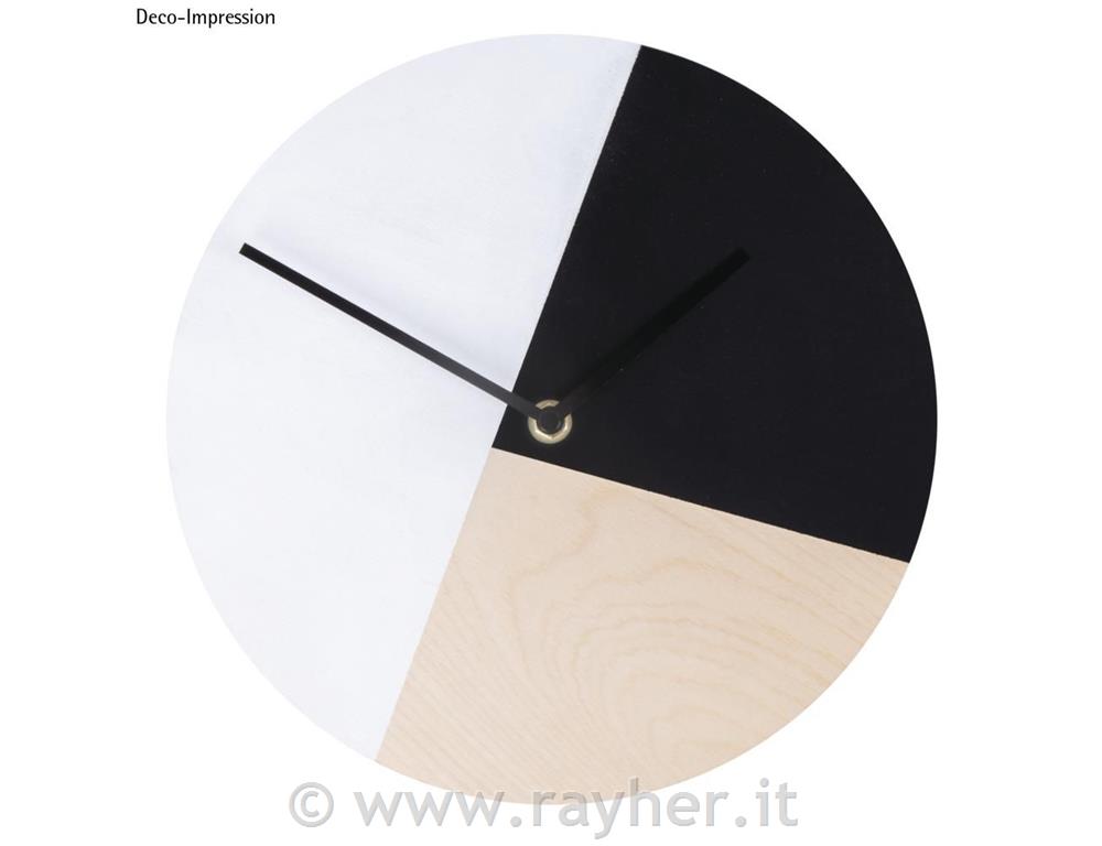 Tavola legno tonda, FSC Mix Credit, 25cm, naturale, foro 7,6mmo,spessore 6mm, b