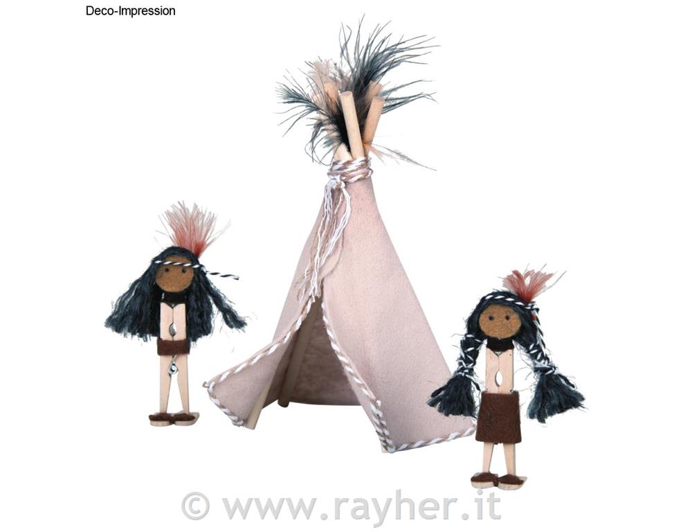 Set creativo »Basic in legno«, 450 pezzi