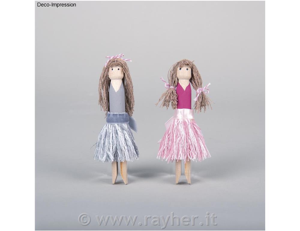 Set creativo »Basic in legno«, 450 pezzi