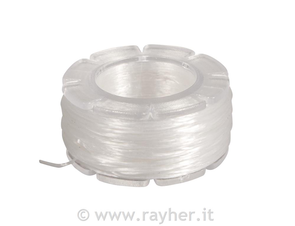 Filo elastico, cristallo, 0,8 mm, 30 m