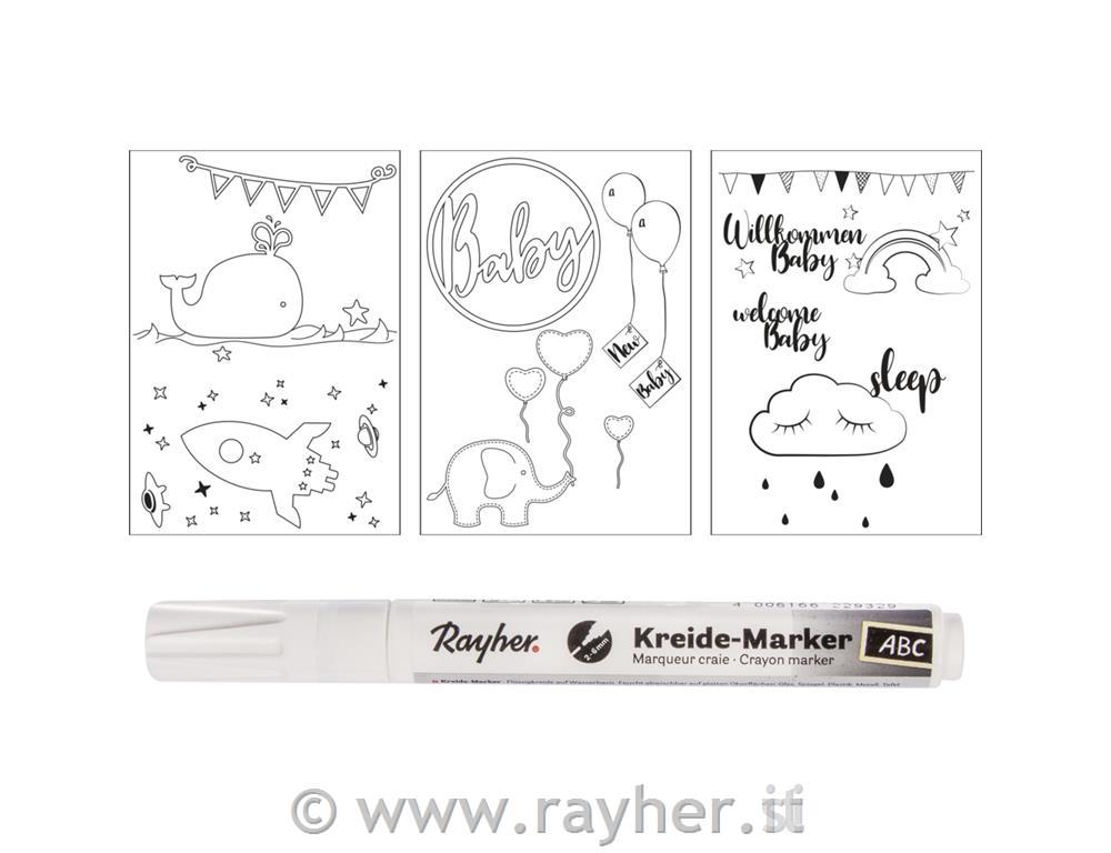 Stencil per finestre per bambini,