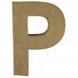 Lettera cartapesta "P" FSC Recycled 100%15x10,5x3cm