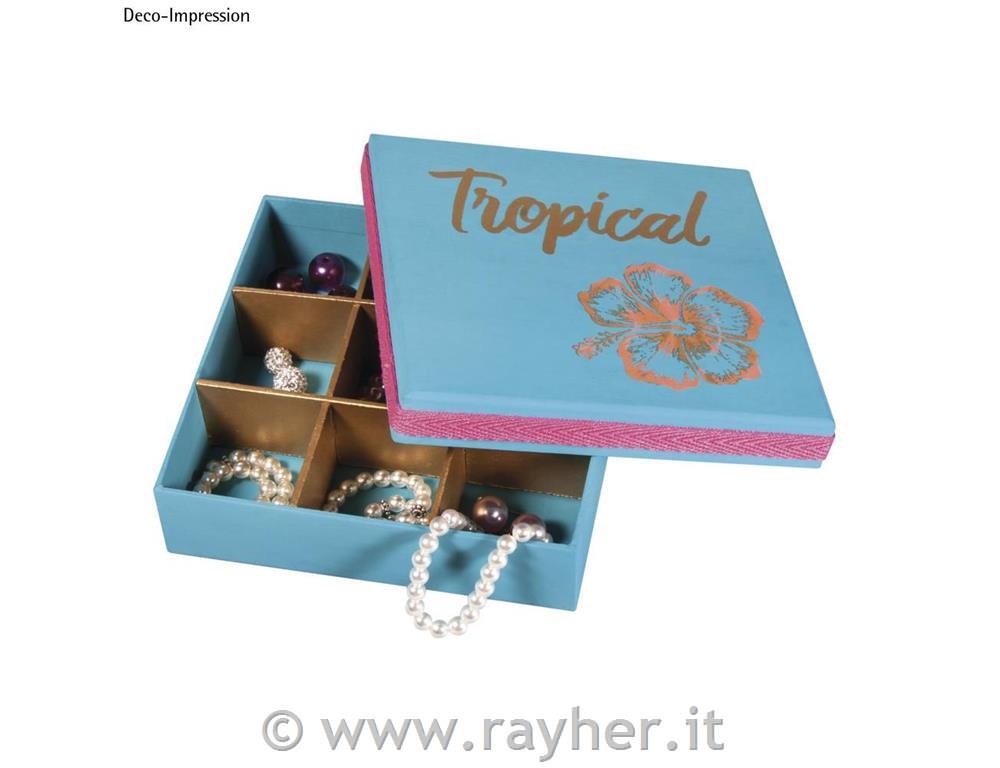 Box p.assort.quadrato cartapesta14x14x3,5cm, c. 9 spazi