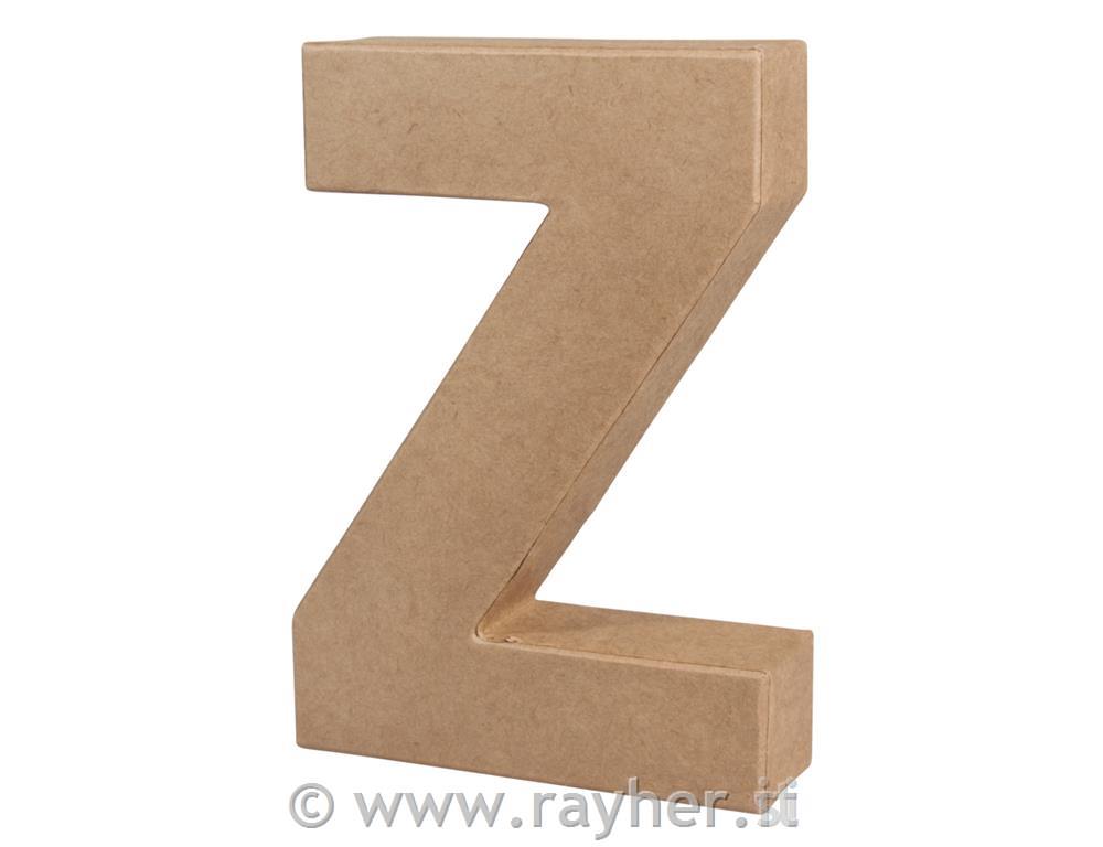 Papier-mâché Letter "Z" FSC Recycled100%