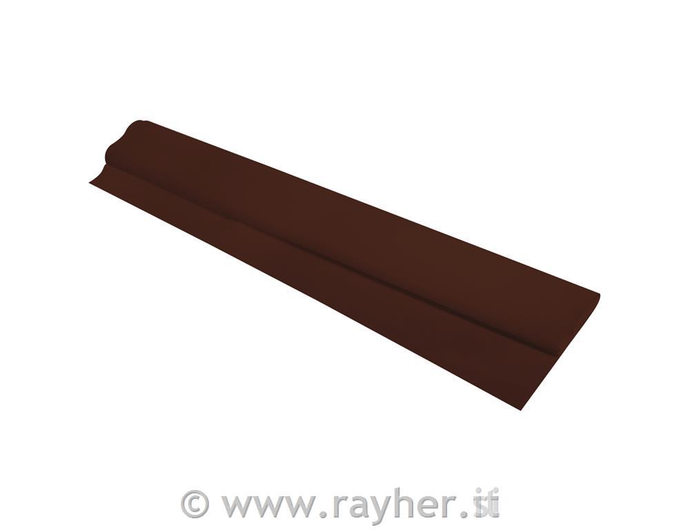 Crepe paper, chocolate, 250x50cm, 30g/m2