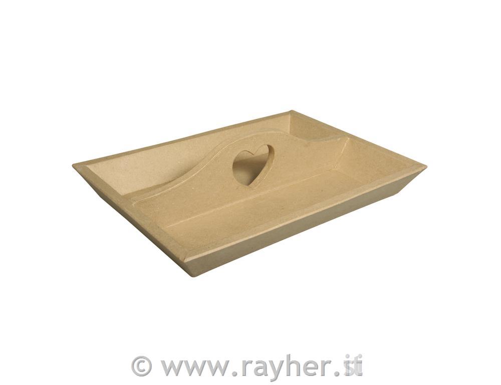 Pladenj iz papirne mase 30x22x7cm