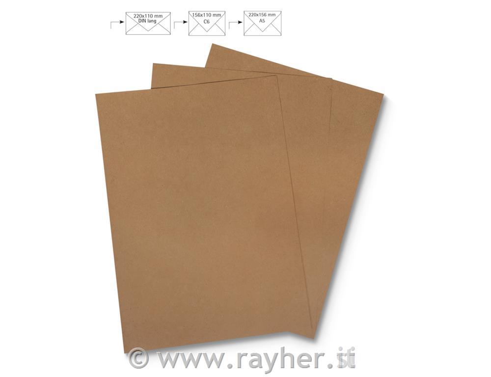 Carta lettera A4, kraft FSC Rec. Credit210x297mm, 90g/m2kraft