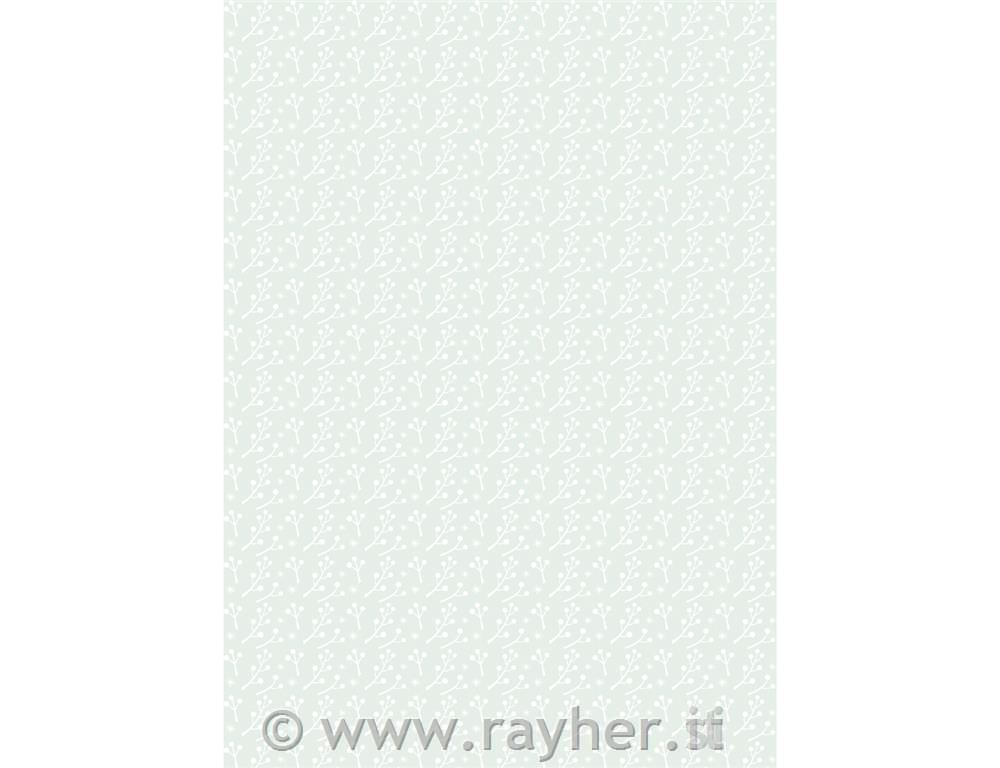 Karton Love Roses, bel, 213x310mm, 190 g/m2