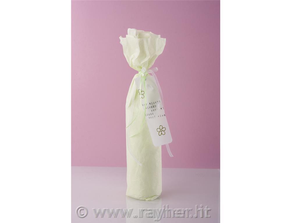 Tag, lungo con Eyelet5,5x17cm, carta trasp., bus.blis. 5pzbianco