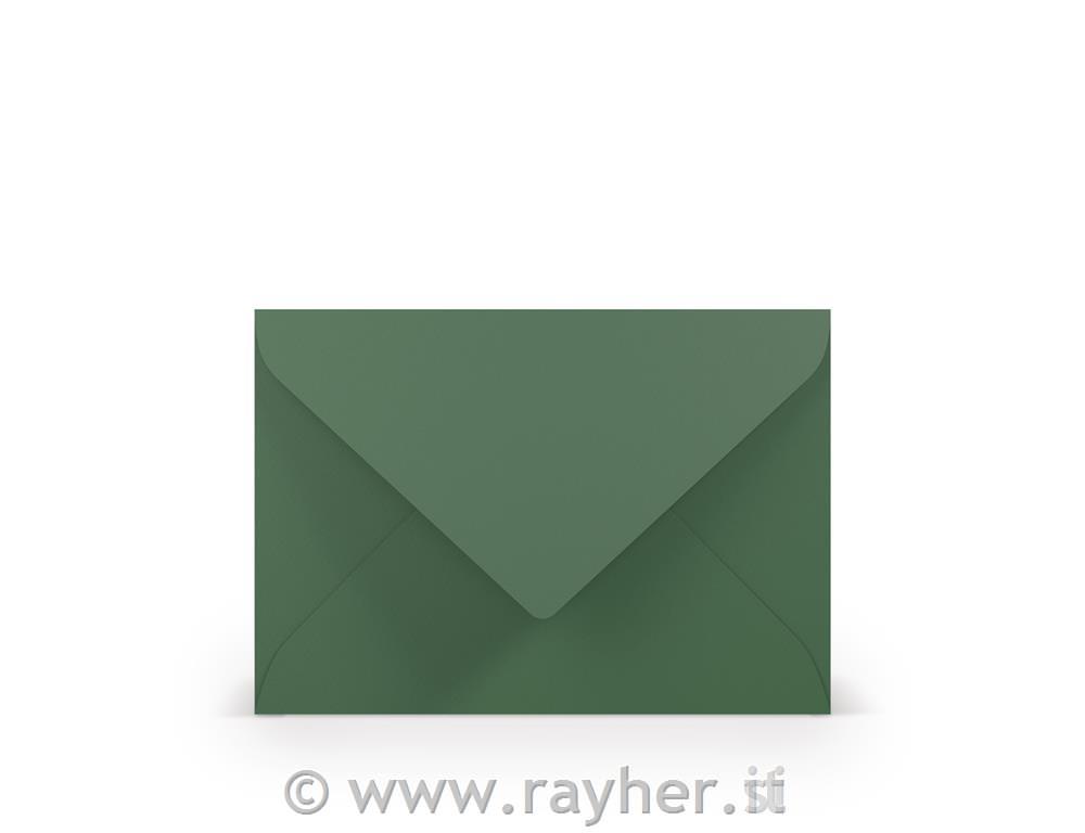 Busta B6 125x176mm 100g set 5; verde abete rosso