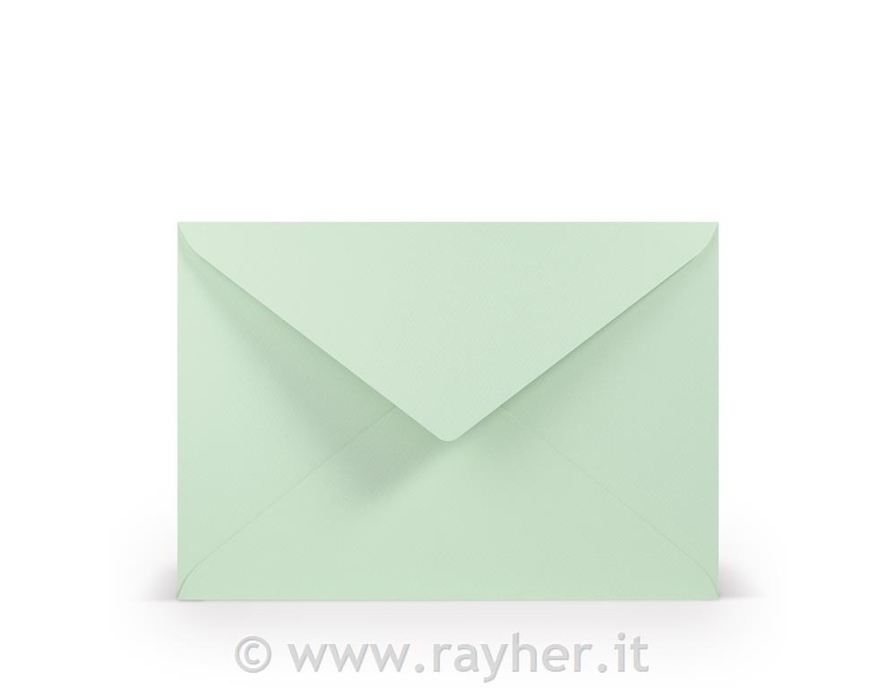 Busta C5 157x225mm 100g set 5; verde mentolo