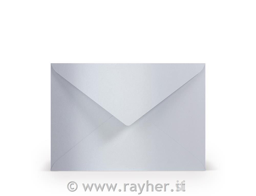 Envelope C5 157x225mm 120g set 5; metallic white
