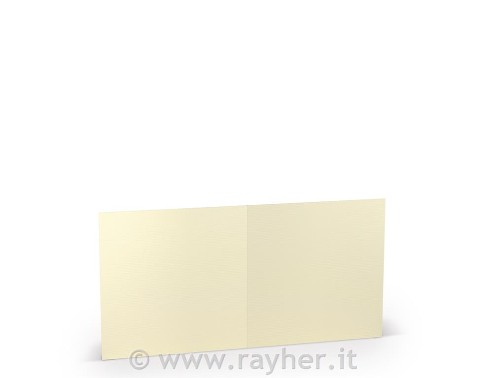 Cartolina 157x157mm 220g set 5; avorio