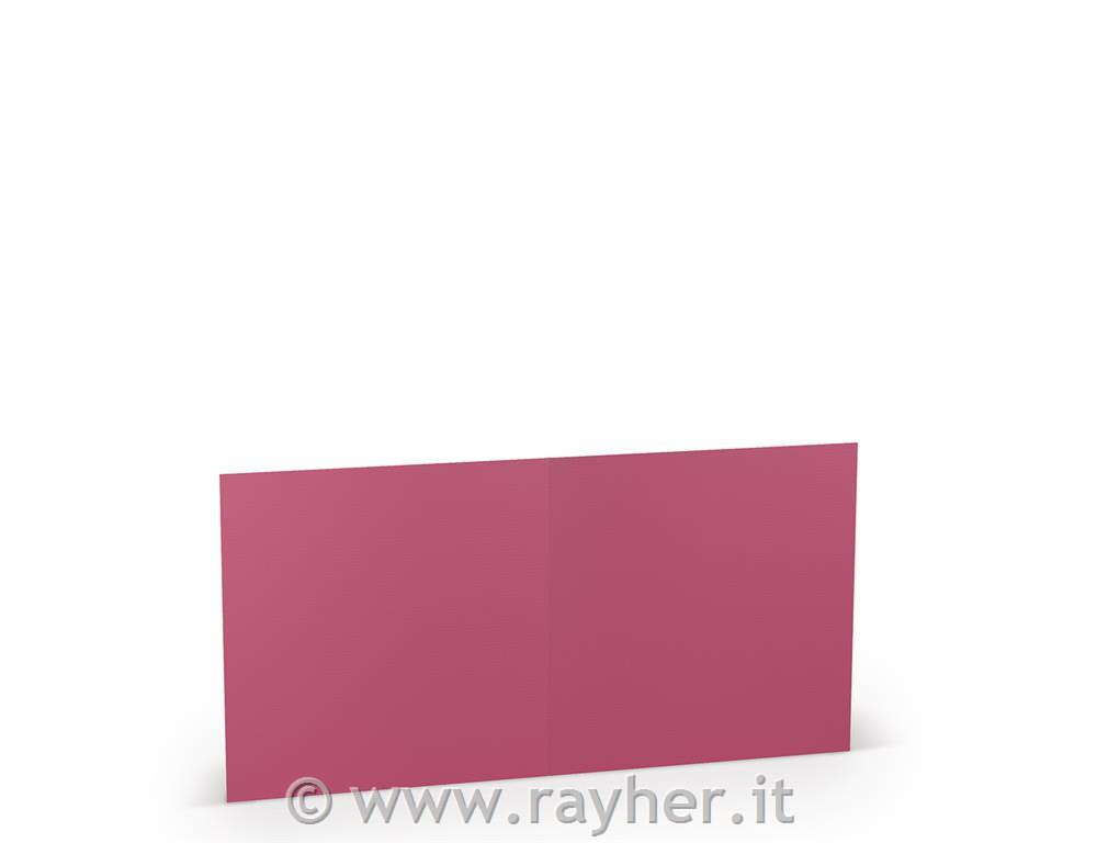 Card Square 157x157mm 220g set 5; fuchsia