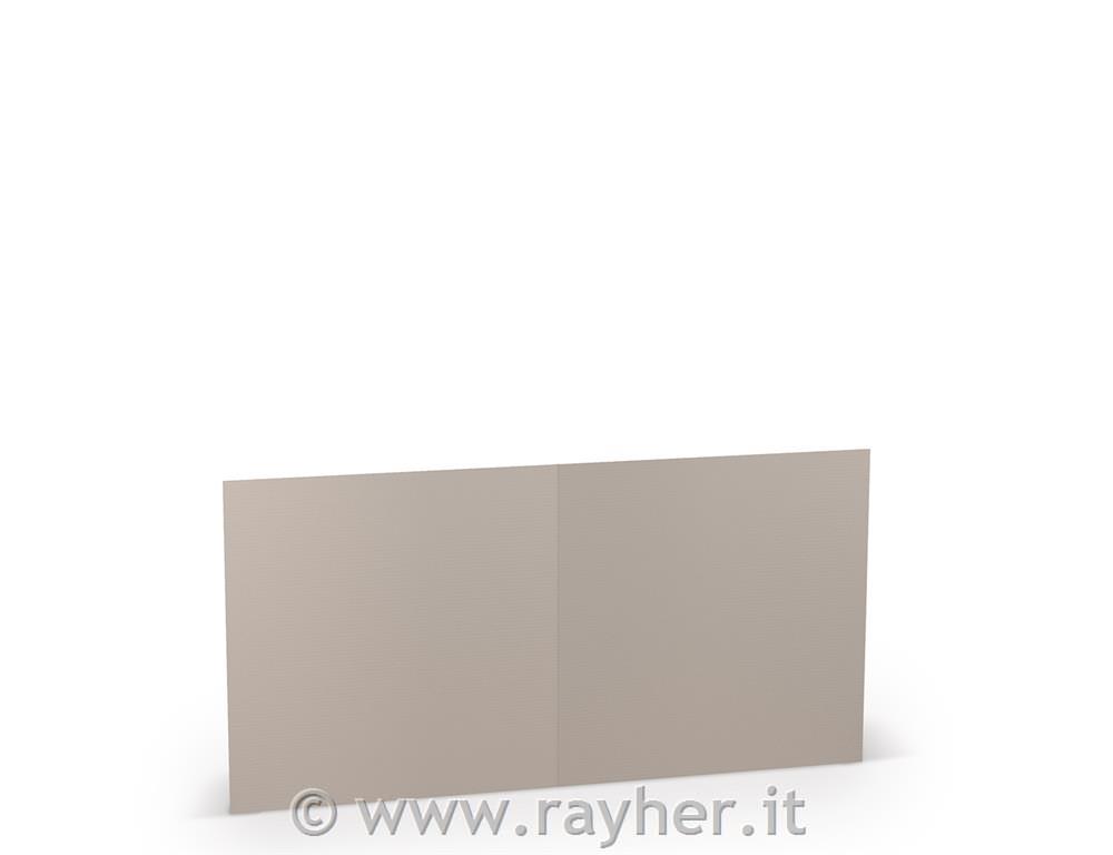 Cartolina 157x157mm 220g set 5; tortora