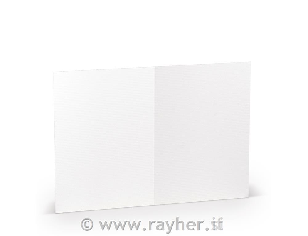Cartolina A6 105x148mm 220g set 5; bianco