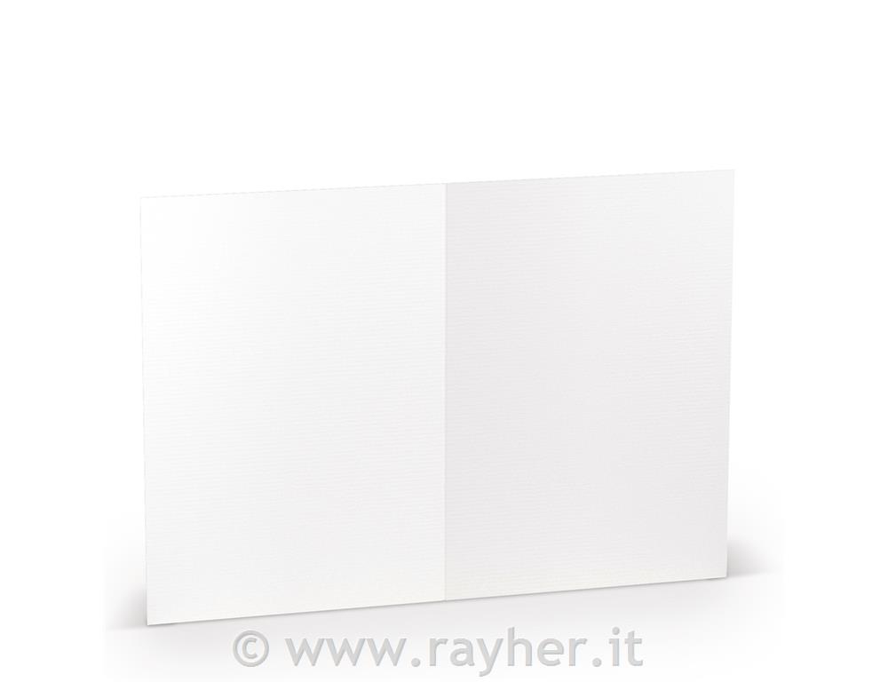Cartolina B6 120x169mm 220g set 5; bianco