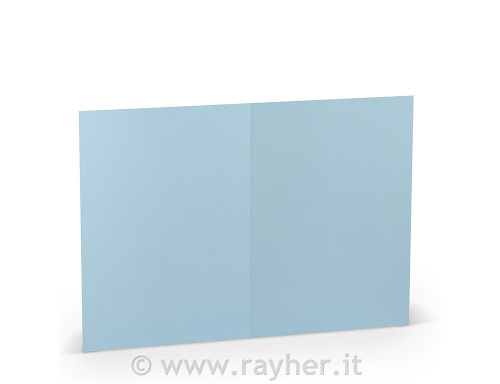 Cartolina B6 120x169mm 220g set 5; azzurro
