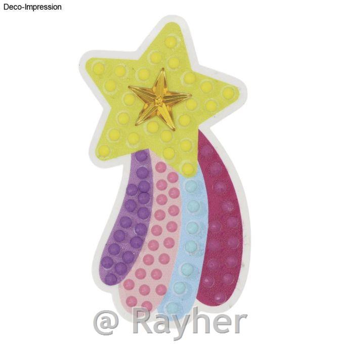 Set creativo di adesivi a mosaico di diamanti Arcobaleno