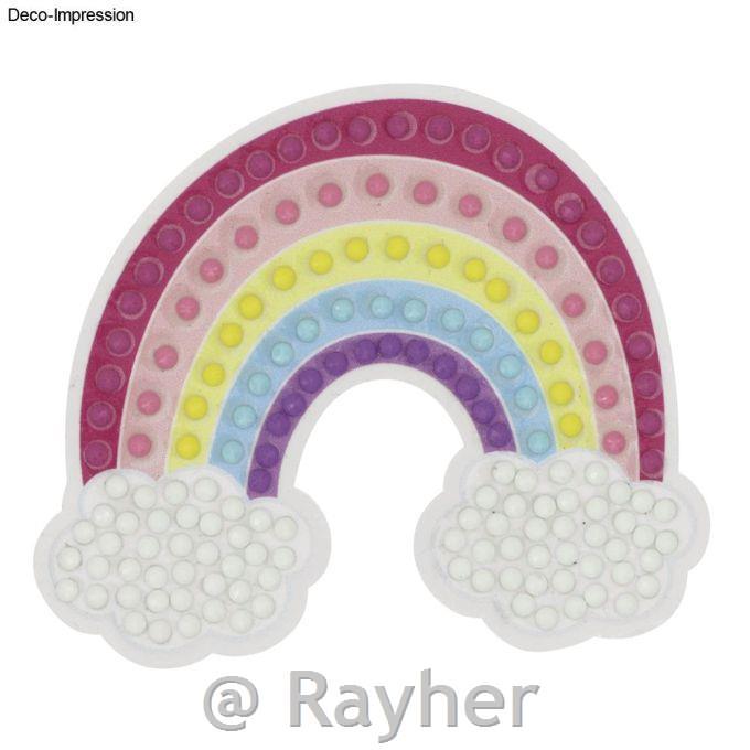Set creativo di adesivi a mosaico di diamanti Arcobaleno