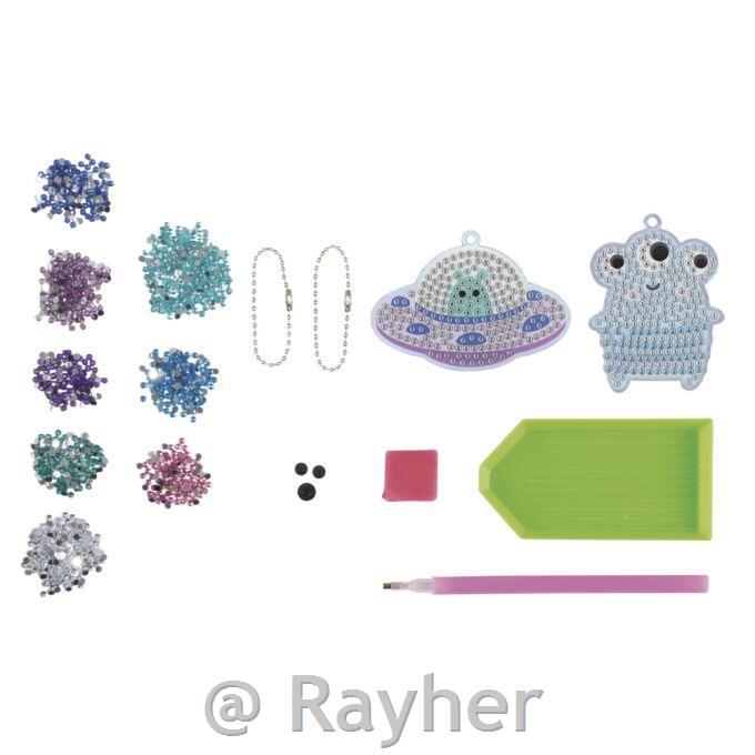 Ustvarjalni set Diamantni mozaik obesek NLP in pošast