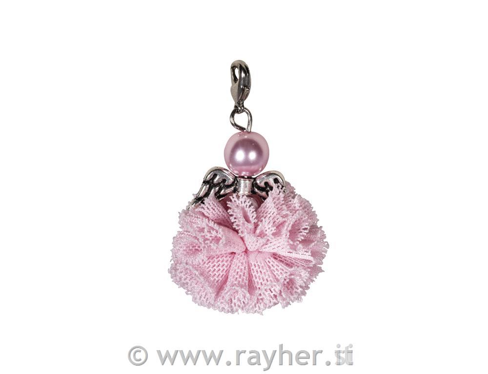 Ustvarjalni set: Pompom Angel, pink, 2.5x2.5x5cm, set 4