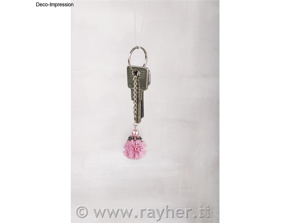 Ustvarjalni set: Pompom Angel, pink, 2.5x2.5x5cm, set 4