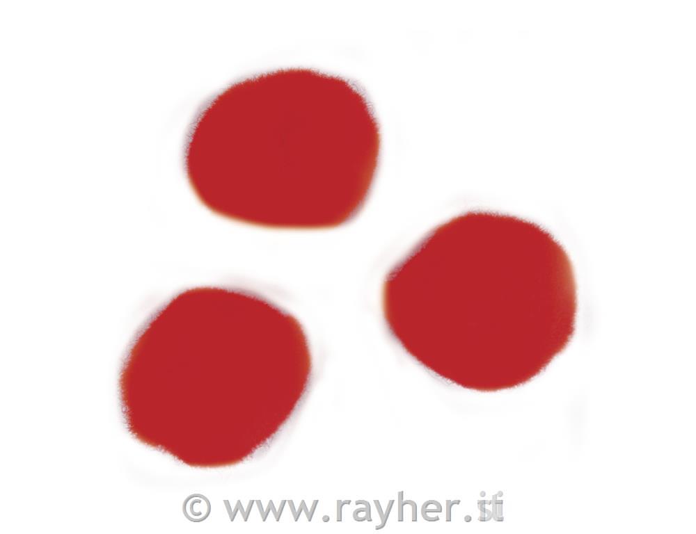 Pompons15 mm, busta 60 pzrosso