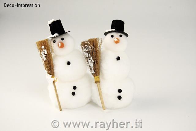 pompon75 mm, busta 6 pzbianco