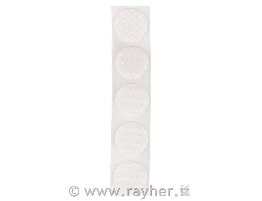 Hook and loop tape, round, 19 mm, tab-ba