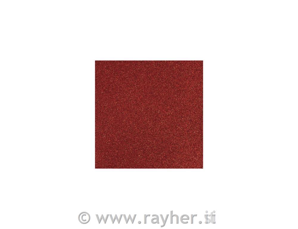 Carta scrapbooking: glitter30,5x30,5cm, 200 g/m2rosso cardinale