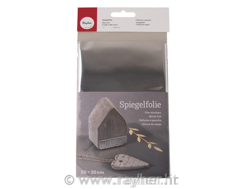 Pellicola a specchio20x30cm, bus.blis. 1pzargento