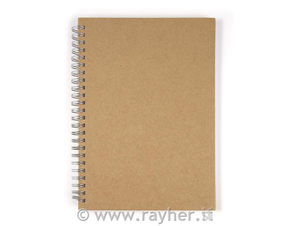 Beležka iz papirne mase, DIN A5, 60 listna, 70g/m2