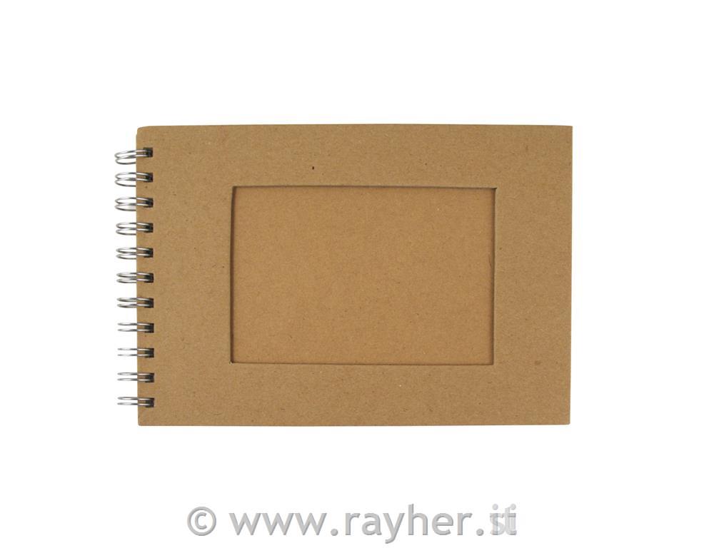 Album with passepartout,landscape format