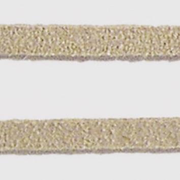 Micro suede, beige, tab-bag 1 pce., 2,5x