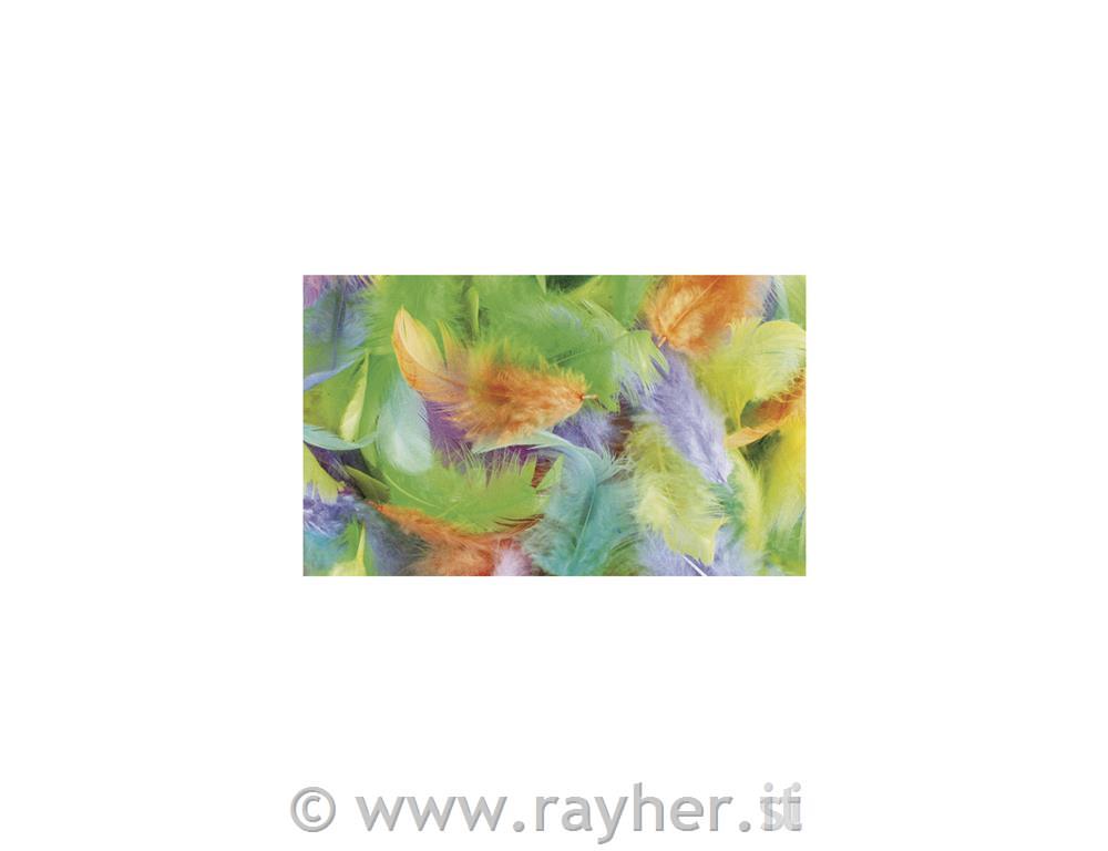 Perje, mešane barve, 3-10 cm, 10 g