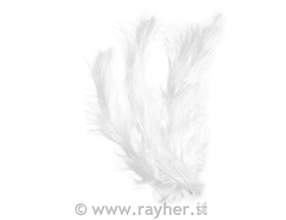 Perje puhasto, belo, 10-15 cm, 15 kom.