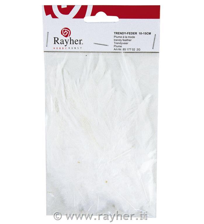 Perje Trendy, belo, 10-15 cm, 2 g