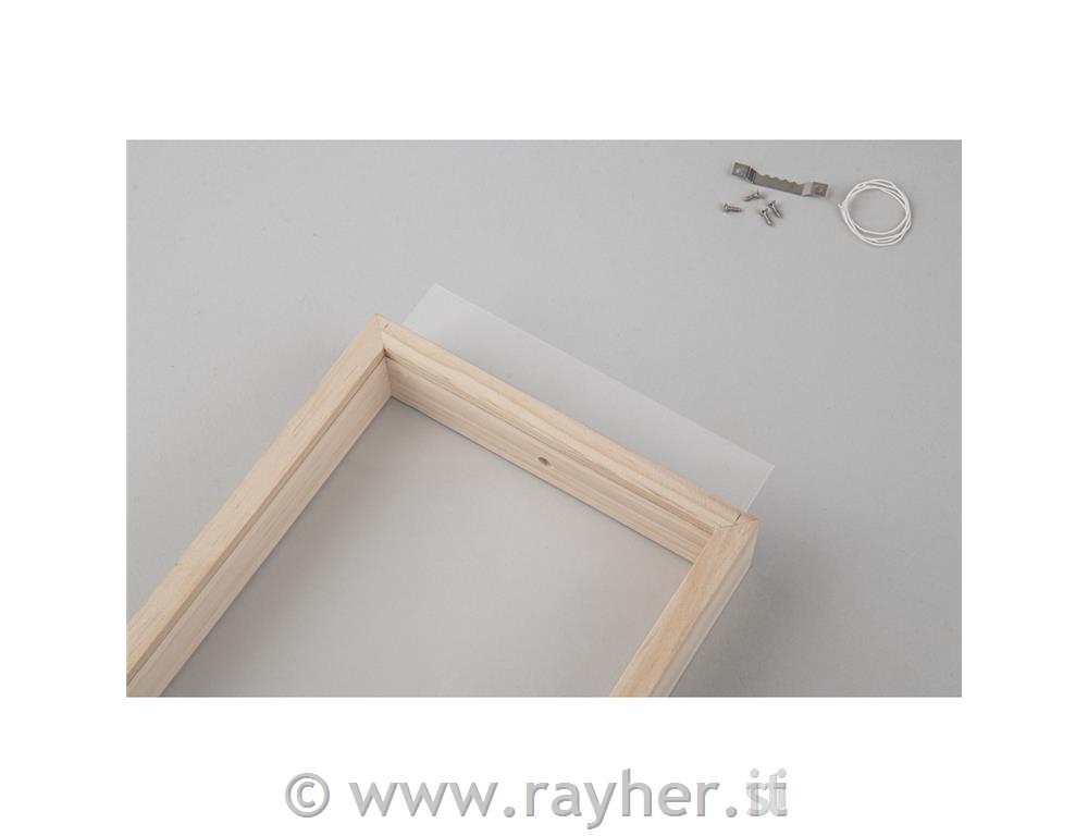 Set creativo, fiori essiccati in cornice