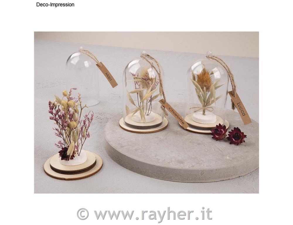 Mešanica suhega cvetja, nežno roza