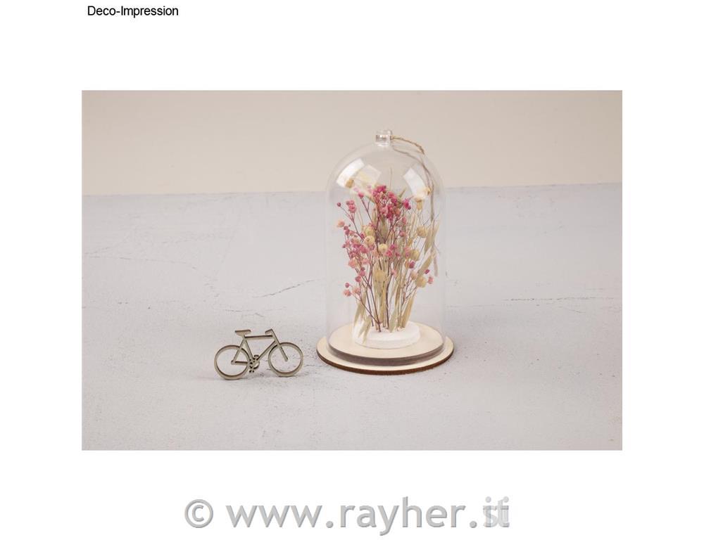 Šopek suhega cvetja, 18-20 cm, roza